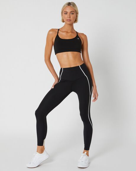 BLACK WOMENS ACTIVEWEAR LORNA JANE SPORTS BRAS - LB0128BLK