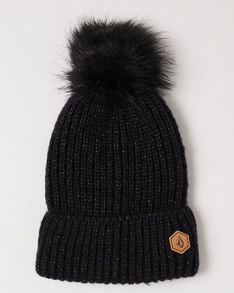 BLACK WOMENS ACCESSORIES VOLCOM HEADWEAR - K5852302BLK
