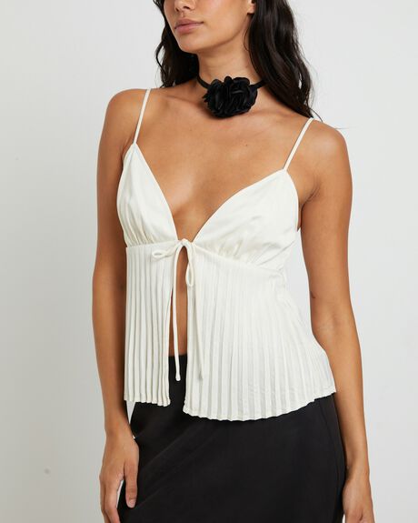 WHITE WOMENS CLOTHING ALICE IN THE EVE TOPS - 1000106471-WHT-XXS
