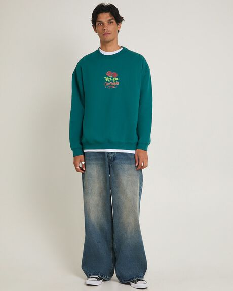 BLUE MENS CLOTHING INSIGHT JUMPERS - INMW25900-GRN-S
