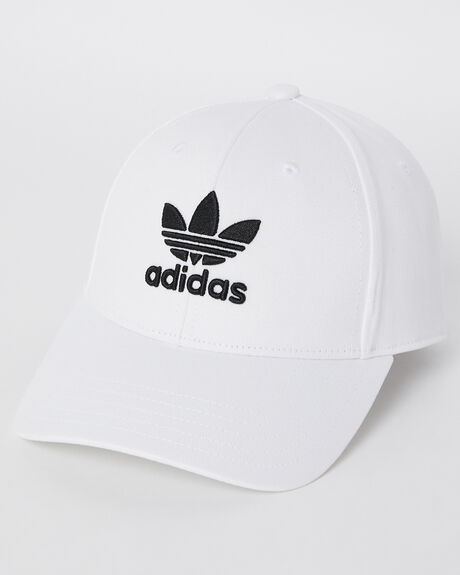 WHITE BLACK MENS ACCESSORIES ADIDAS HEADWEAR - FJ2544WHTBK