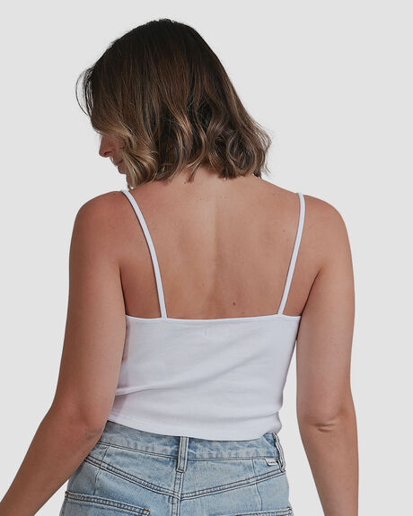 WHITE WOMENS CLOTHING BILLABONG SINGLETS - BB-6503177-WHT