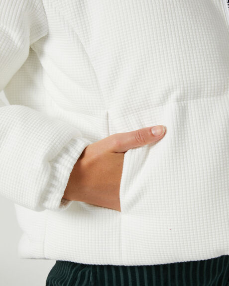 WHITE WOMENS CLOTHING RUSTY JACKETS - JKL0458-WHT