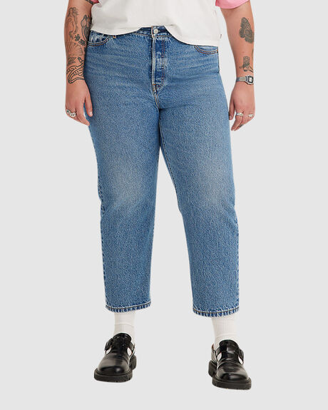 MEDIUM INDIGO WOMENS CLOTHING LEVI'S JEANS - 85953-0031