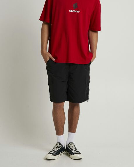 BLACK MENS CLOTHING SPENCER PROJECT SHORTS - SPMS25139-BLK