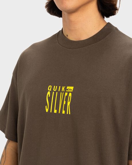 TURKISH COFFEE MENS CLOTHING QUIKSILVER T-SHIRTS + SINGLETS - UQYZT05459-KSN0