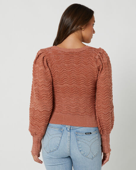 RUST WOMENS CLOTHING MINKPINK JUMPERS - MG2402809-RUST
