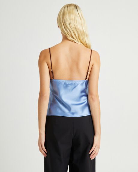 FRENCH BLUE WOMENS CLOTHING ALICE IN THE EVE TOPS - ALWW24231-BLU