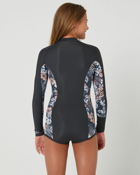 CHARCOAL SURF KIDS RIP CURL SPRINGSUITS - WSP9LJ8059
