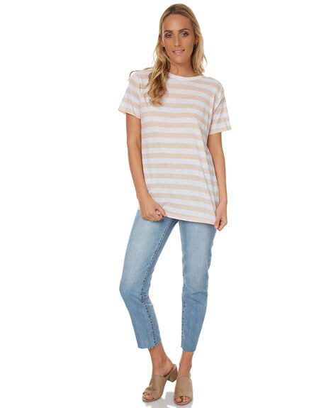 STRIPE WOMENS CLOTHING ASSEMBLY TEES - AW-S17101STR