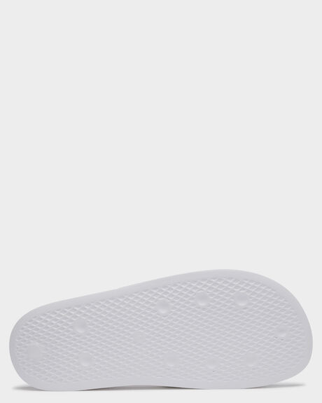 WHITE WOMENS FOOTWEAR ADIDAS SLIDES - FU8297F