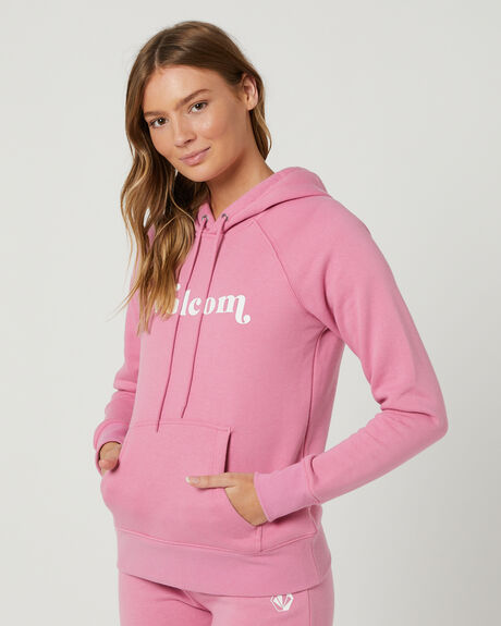 PINK WOMENS CLOTHING VOLCOM HOODIES - B3111886PNK