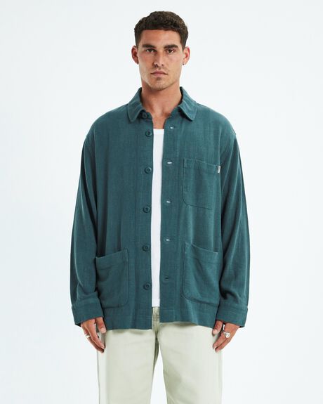 GREEN MENS CLOTHING ARVUST SHIRTS - 52442700026