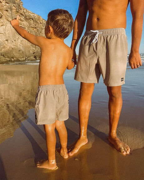 KHAKI KIDS BOYS SALTY SHREDS BOARDSHORTS - EN-1-S-2821