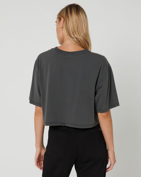 MERCH BLACK WOMENS CLOTHING THRILLS TEES - WTA23-137BMBLK