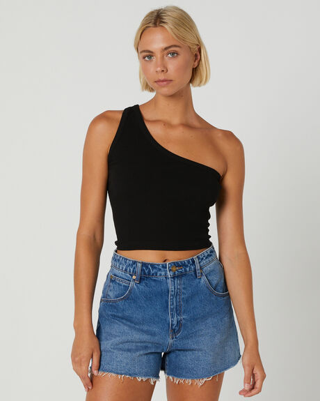 BLACK WOMENS CLOTHING SWELL SINGLETS - S8232272BLK