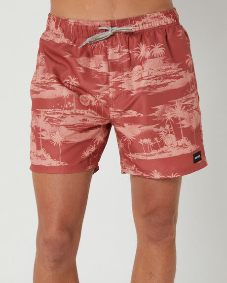 BURNT RED MENS CLOTHING RIP CURL BOARDSHORTS - 03FMBO3147