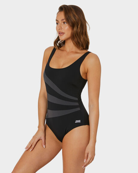 BLACK OUTLET WOMENS ZOGGS ONE PIECES - 1204190BLK