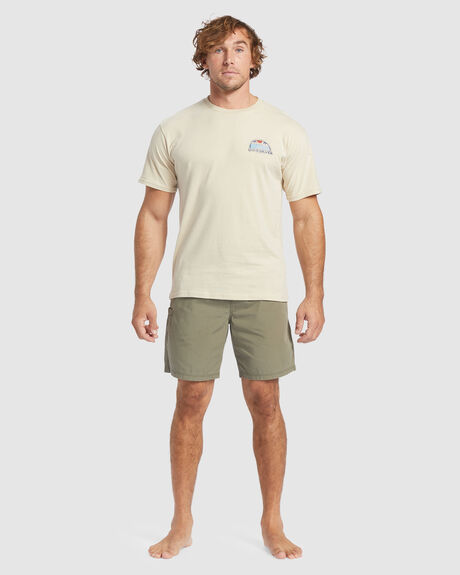 DUSTY OLIVE MENS CLOTHING QUIKSILVER SHORTS - AQMWS03108-GPB0