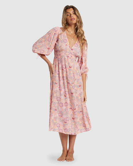 PEACH PARADISE WOMENS CLOTHING BILLABONG DRESSES - ABJWD00723-MGK0
