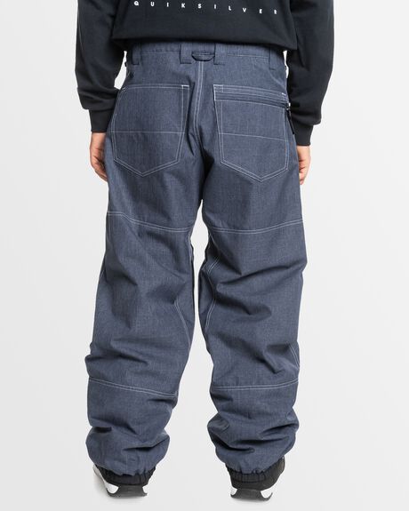 DENIM SNOW MENS QUIKSILVER SNOW PANTS - EQYTP03211-BMP0