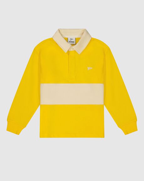 YELLOW KIDS BOYS SONNIE TOPS - KSHSS2335-LM-4