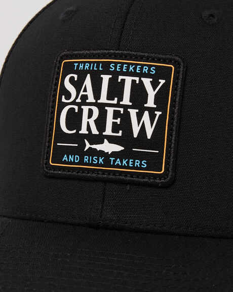 BLACK MENS ACCESSORIES SALTY CREW HEADWEAR - 35035484BLACK