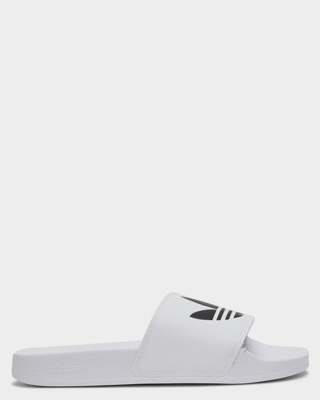 WHITE WOMENS FOOTWEAR ADIDAS SLIDES - FU8297F