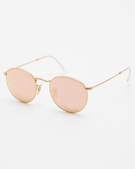 MATTE GOLD BROWN MENS ACCESSORIES RAY-BAN SUNGLASSES - 0RB344750112Z2