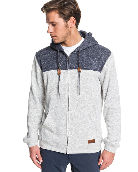 LIGHT GREY HEATHER MENS CLOTHING QUIKSILVER JUMPERS - EQYFT04013-SJSH