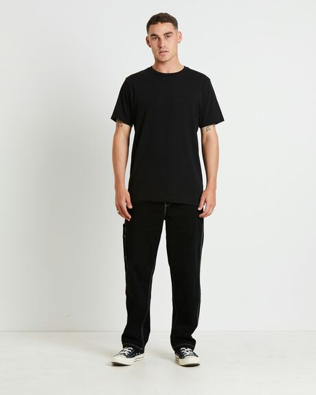 BLACK MENS CLOTHING TAIKAN PANTS - 1000103583-BLK-XS