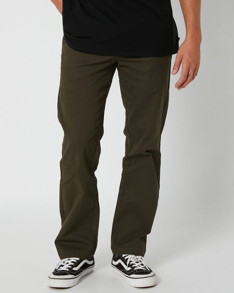 DEEP OLIVE MENS CLOTHING FORMER PANTS - FPA-23101DOLV