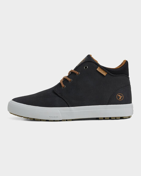 BLACK TOUGH MENS FOOTWEAR KUSTOM SNEAKERS - K911106-3BT