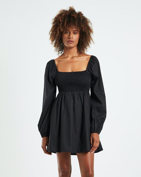 BLACK WOMENS CLOTHING SUBTITLED DRESSES - 52548300026