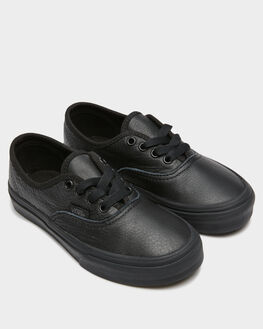 Boys leather vans top