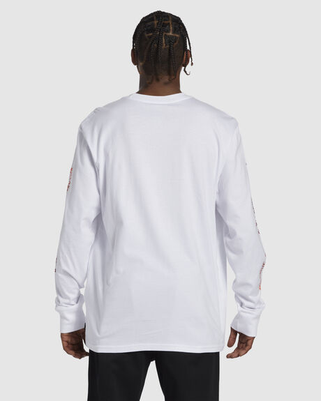 WHITE MENS CLOTHING BILLABONG T-SHIRTS + SINGLETS - ABYZT02291-WHT