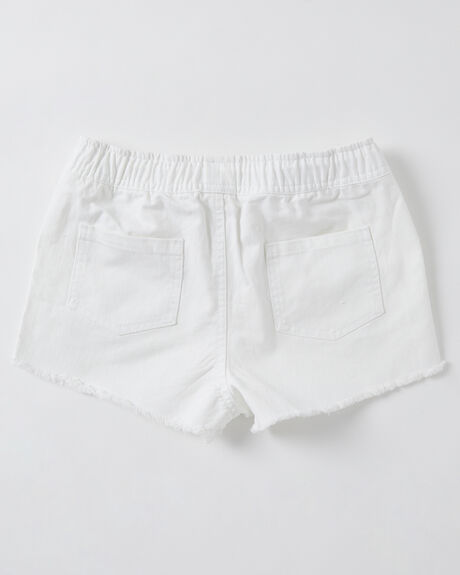 WASHED WHITE KIDS GIRLS SWELL SHORTS + SKIRTS - S6222231WASW