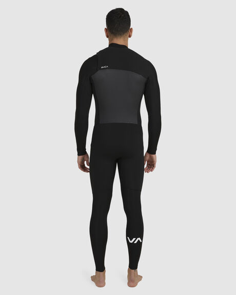 BLACK SURF MENS RVCA STEAMERS - AVYW100100-BLK