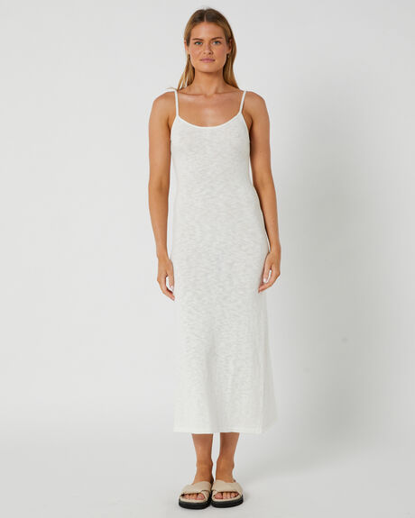 WHITE WOMENS CLOTHING THE HIDDEN WAY DRESSES - HWWS24417WHT