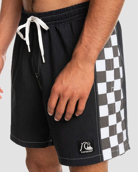 BLACK MENS CLOTHING QUIKSILVER BOARDSHORTS - EQYJV03844-KVJ0