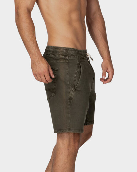 KHAKI MENS CLOTHING ONEBYONE SHORTS - OBO-794-30
