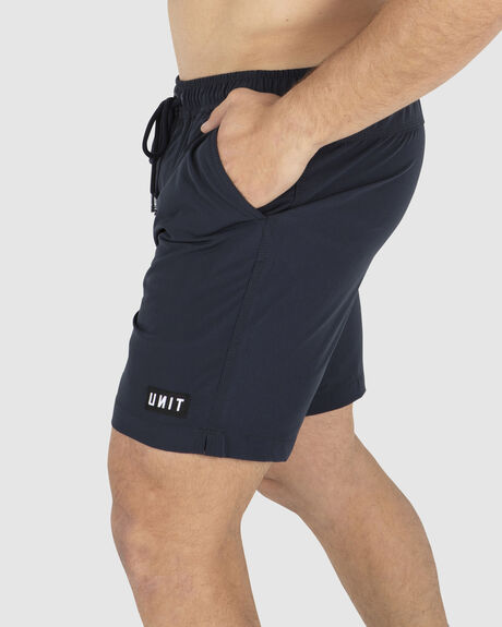 NAVY MENS CLOTHING UNIT SHORTS - 229117002-NAVY