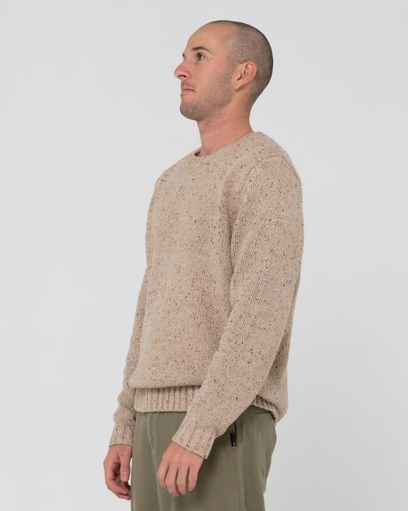 SABLE MENS CLOTHING RUSTY KNITS + CARDIGANS - W23-CKM0356-SAB-1S