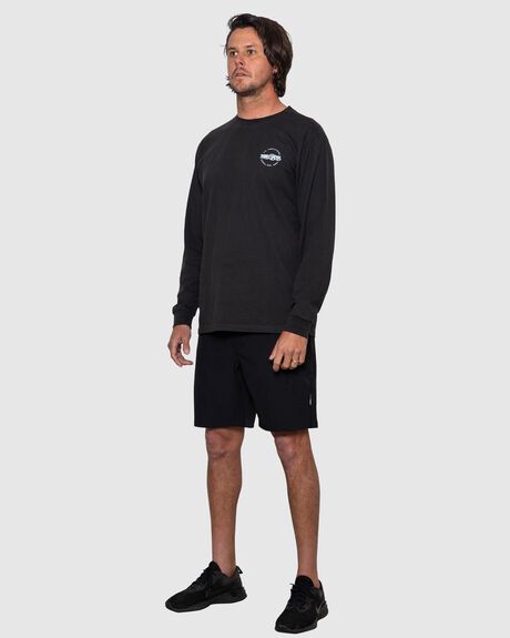 BLACK MENS CLOTHING JS INDUSTRIES GRAPHIC TEES - JSCLT1