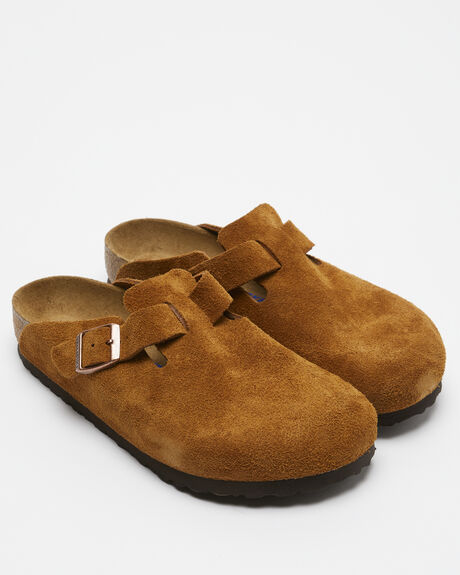 MINK MENS FOOTWEAR BIRKENSTOCK SLIDES - 1009542MINK