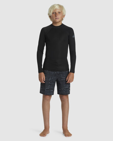 BLACK KIDS YOUTH BOYS QUIKSILVER SWIMWEAR - AQKWR03023-KVJ0