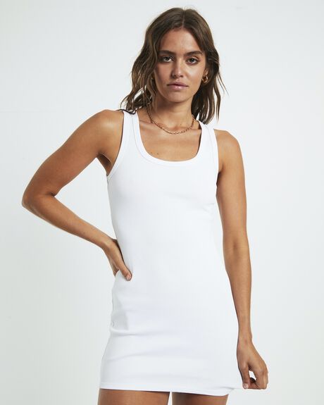 WHITE WOMENS CLOTHING GENERAL PANTS CO. BASICS DRESSES - 1000104026-WHT-XS