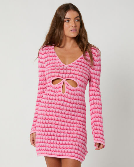 FUCHSIA ROSE WOMENS CLOTHING SEAFOLLY DRESSES - 55081-KNFUCH