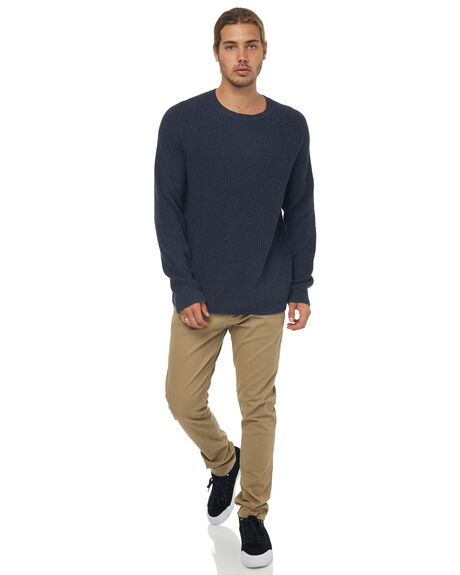 BLUE NIGHTS HEATHER MENS CLOTHING QUIKSILVER KNITS + CARDIGANS - EQYSW03208BSTH