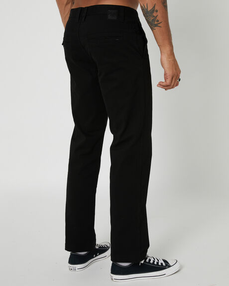 BLACK MENS CLOTHING FORMER PANTS - FPA-23101BLK